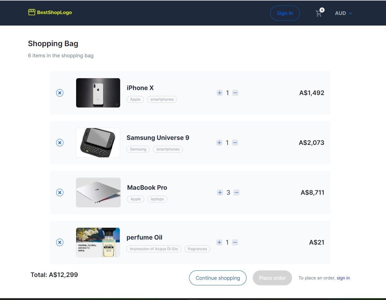 Online Shop Website screenshot 3