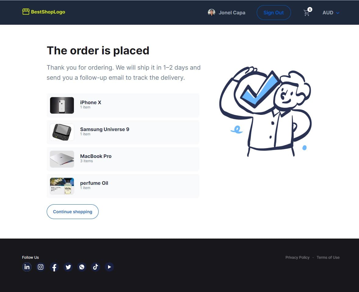 Online Shop Website screenshot 4